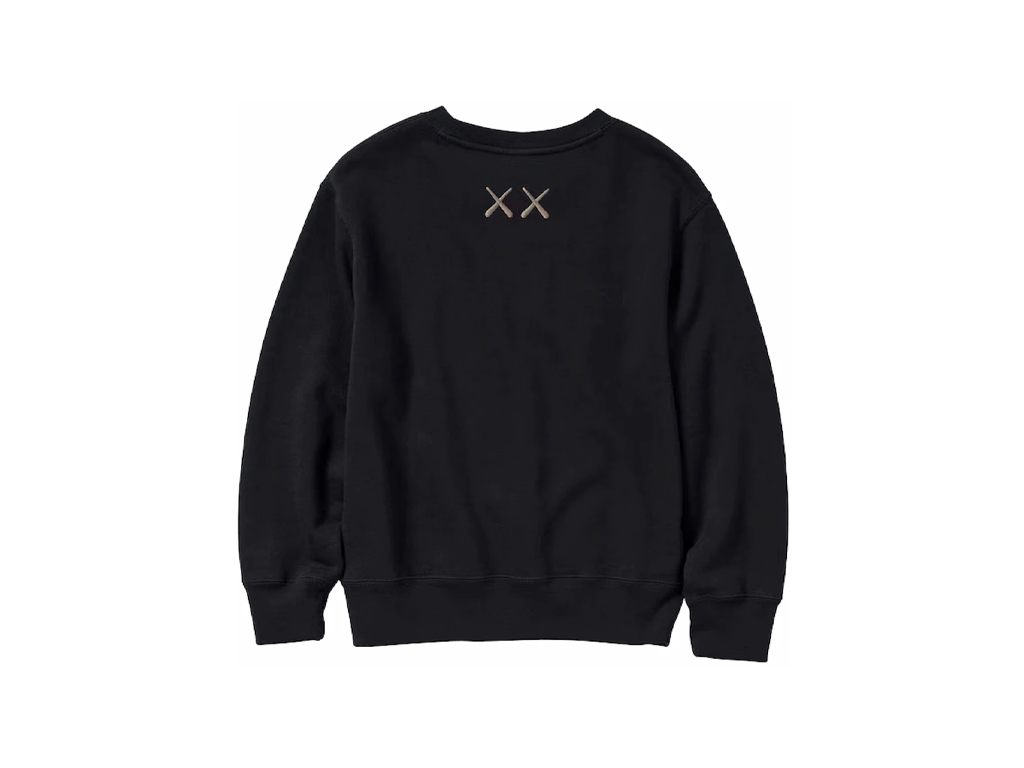 KAWS x Uniqlo Longsleeve Sweatshirt Black-Kaws-pikastore.cz