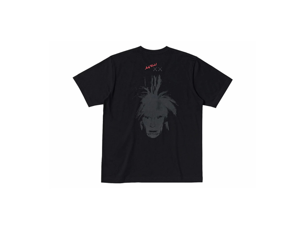 KAWS x Uniqlo Warhol UT Graphic T-shirt Black-Kaws-pikastore.cz