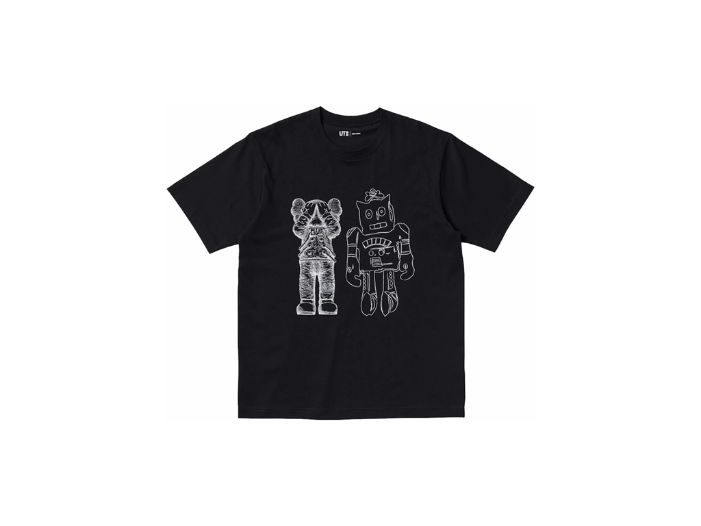 KAWS x Uniqlo Warhol UT Graphic T-shirt Black-Kaws-pikastore.cz