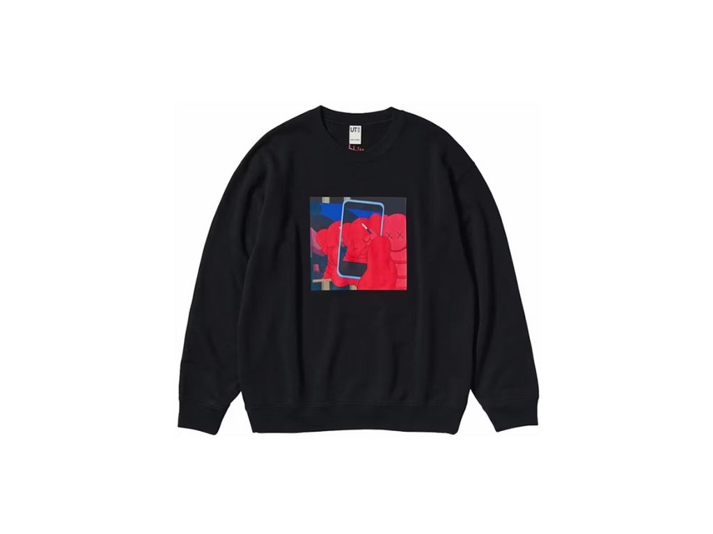 Kaws x Uniqlo Warhol Graphic Sweatshirt Black-Kaws-pikastore.cz