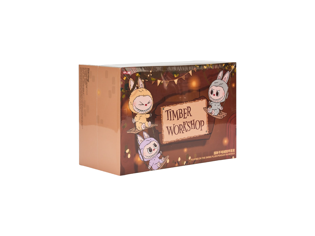 Labubu Pop Mart The Monsters Timber Workshop Playing on the Swing Plush Pendant (Pop Land Exclusive) Sealed Case (6 Blind Box)-Labubu-pikastore.cz