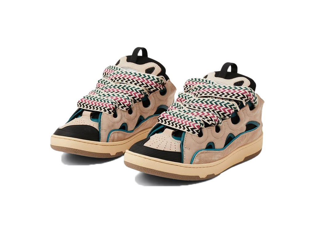 Lanvin Curb Sneakers Grey Dark Green-Lanvin-pikastore.cz