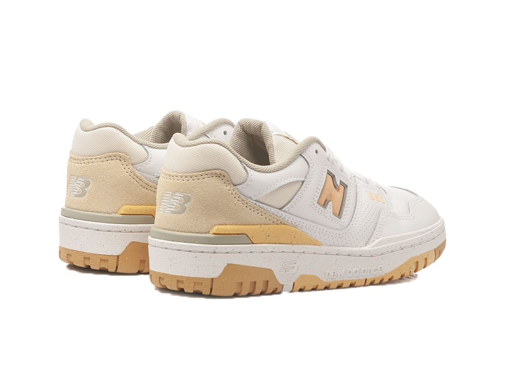 New Balance 550 Big Kid White Peach Blossom-New Balance-pikastore.cz