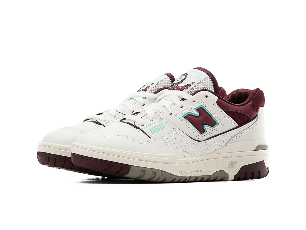 New Balance 550 Burgundy Turquoise-New Balance-pikastore.cz