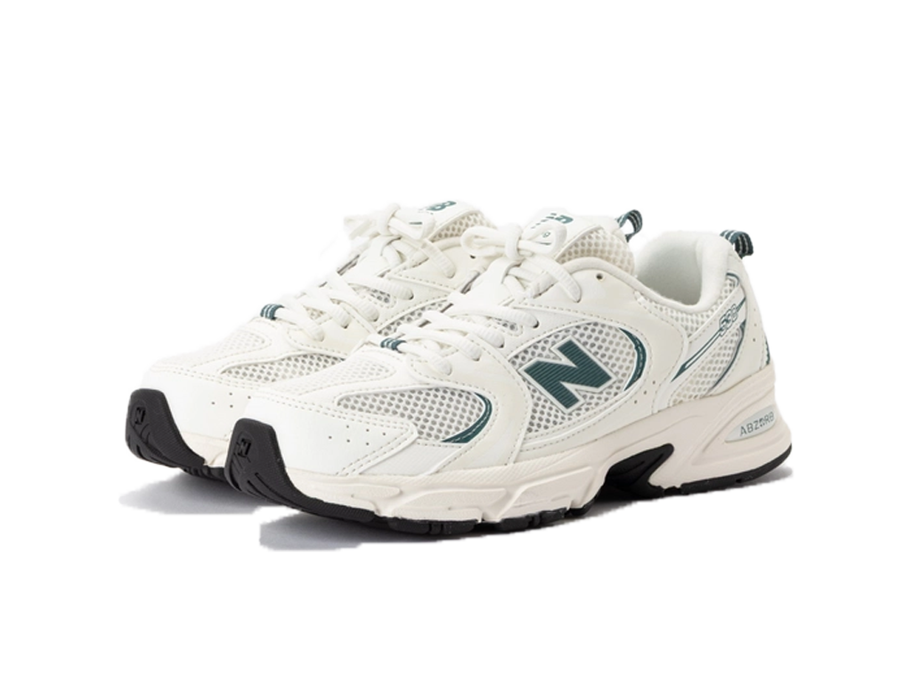 New Balance Green x White GS-New Balance-pikastore.cz