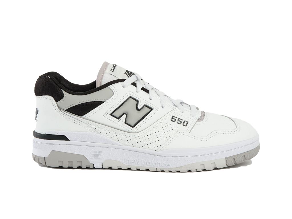 New Balance 550 White Concrete Black-sneakers-New Balance-pikastore.cz