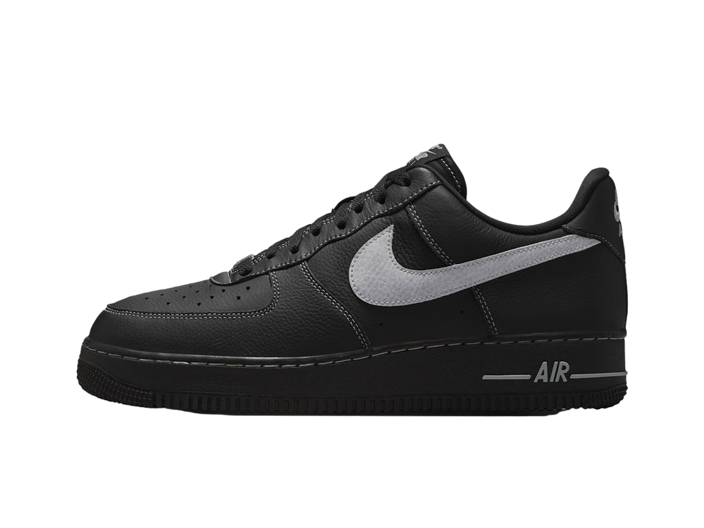 Nike Air Force 1 Low 07 Black Wolf Grey – tenisky, černá
