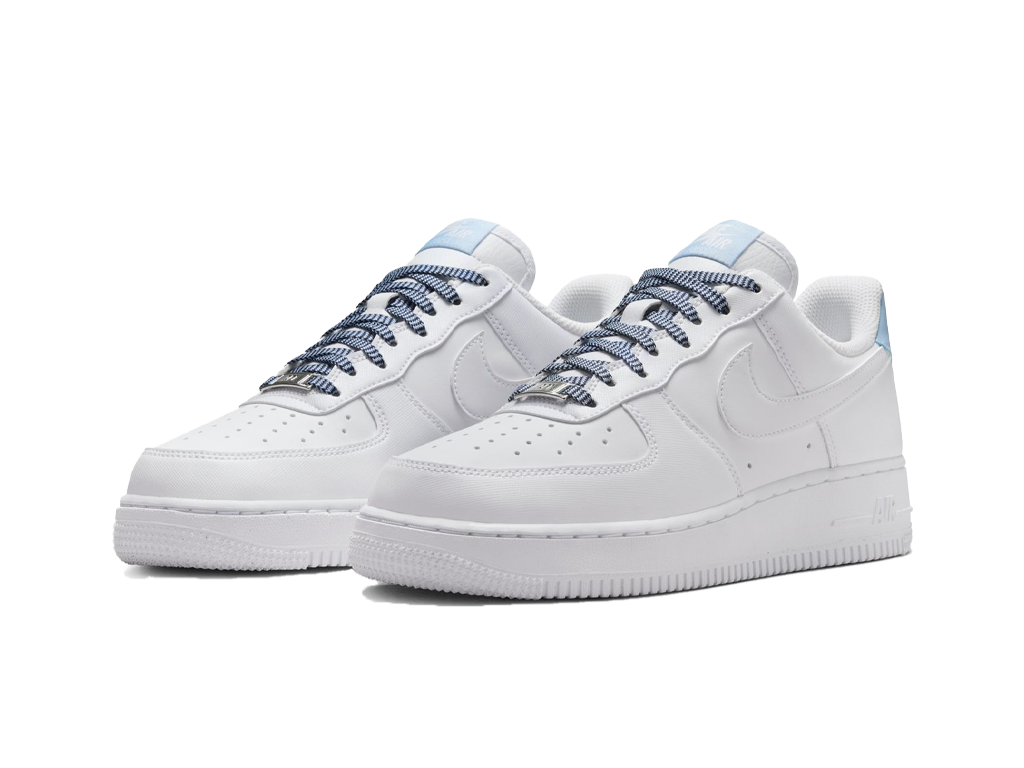 Nike Air Force 1 Low 07 White Light Armory Blue (Womens)-Nike-pikastore.cz