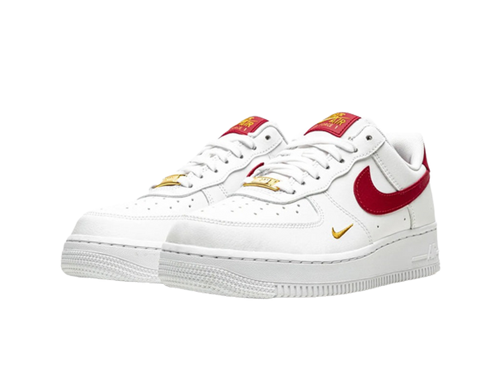 Nike Air Force 1 Low Essential Gym Red Mini Swoosh (Women's)-sneakers-Nike-pikastore.cz
