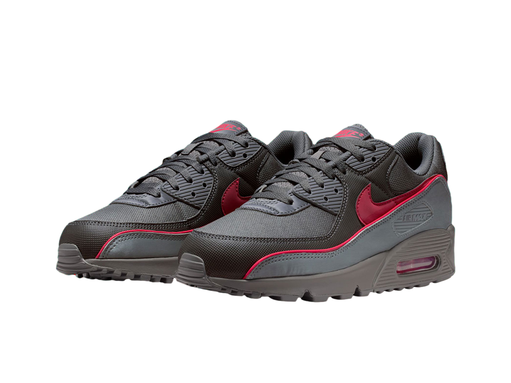 Nike Air Max 90 Premium Iron Grey University Red-Nike-pikastore.cz