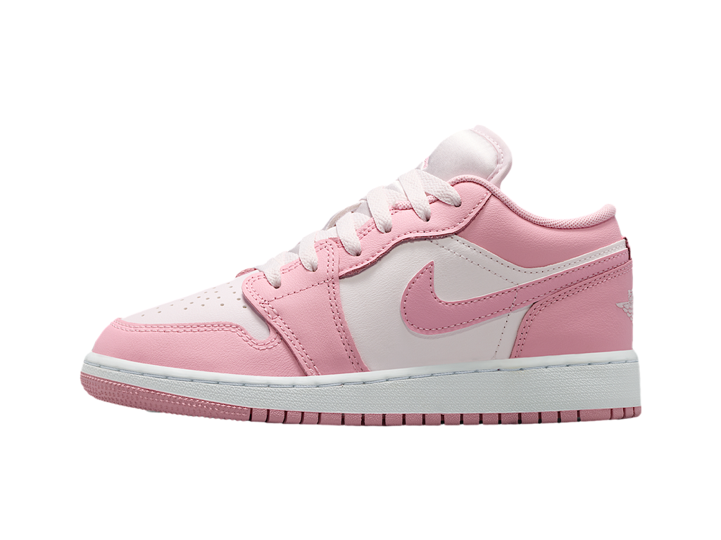 Nike Jordan 1 Low Medium Soft Pink White (GS)-Nike-pikastore.cz