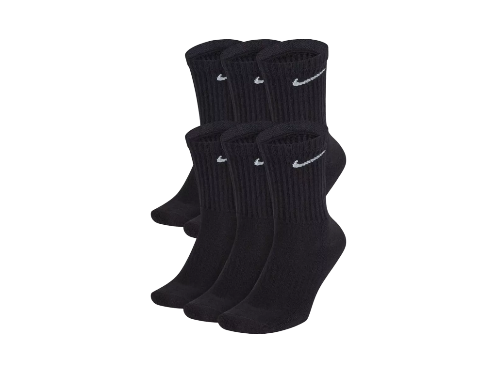 Nike Six Pack Black Socks-Apparel & Accessories-Pikastore-pikastore.cz