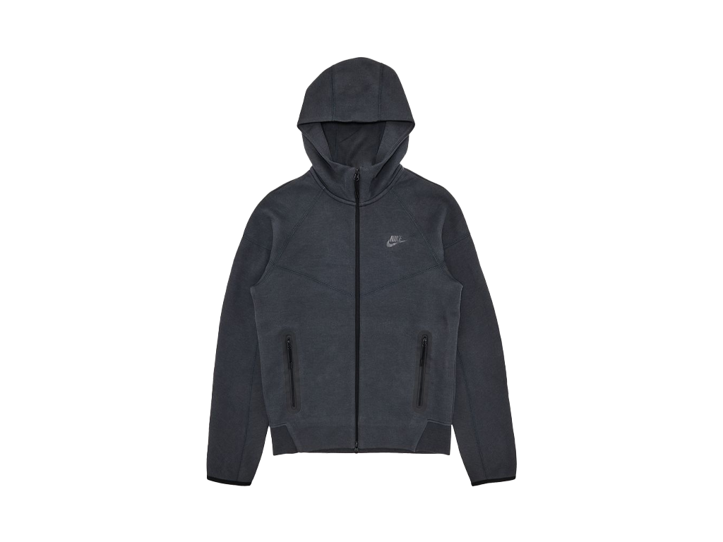 Nike Sportswear Tech Fleece Windrunner Full Zip Hoodie Anthracite/Black-Nike-pikastore.cz