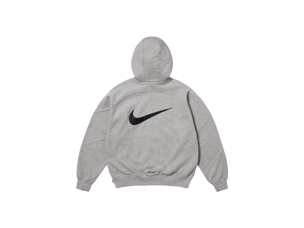 Nike Supreme Zip Up Hooded Sweatshirt Heather Grey-Nike-pikastore.cz