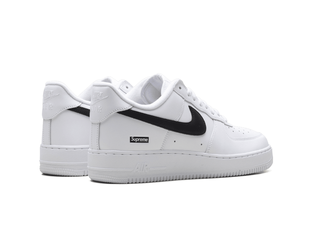 Nike Supreme x Air Force 1 Low Box Logo - White Black-Nike-pikastore.cz