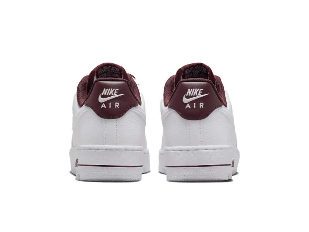 Nike Wmns Air Force 1 Low 07 White Burgundy Crush – sneakersy – zdjęcie 4 z 5