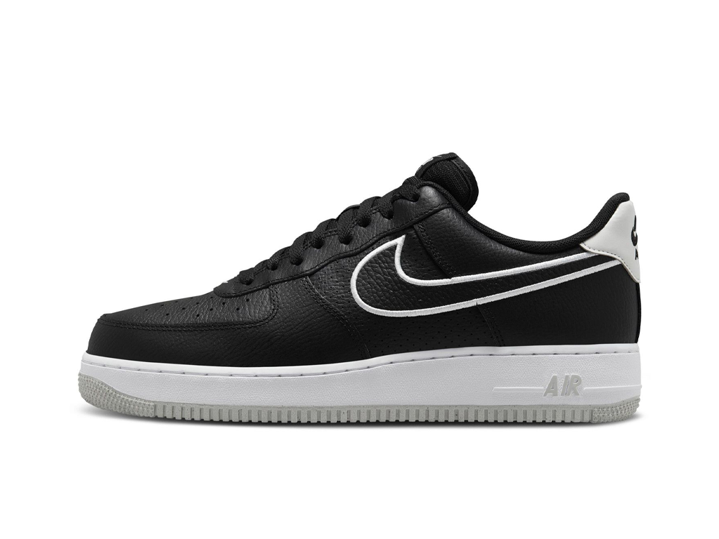 Nike Air Force 1 07 Embroidered Swoosh - Black-Nike-pikastore.cz