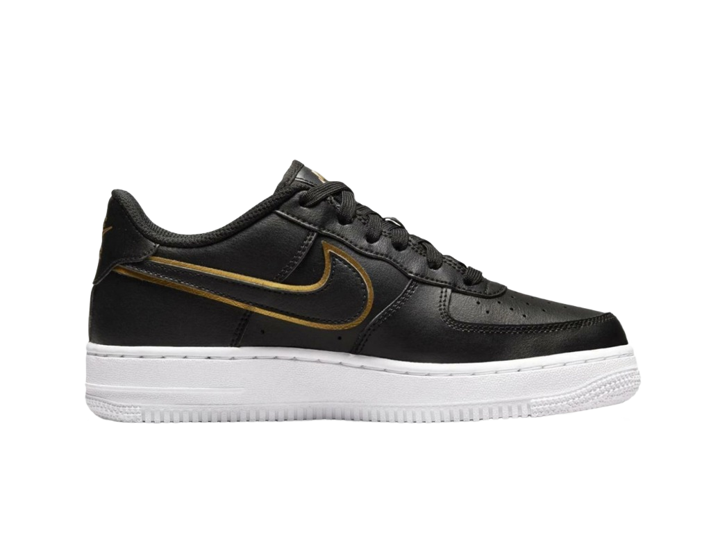 Nike Air Force 1 LV8 GS Black Metallic Gold-Nike-pikastore.cz