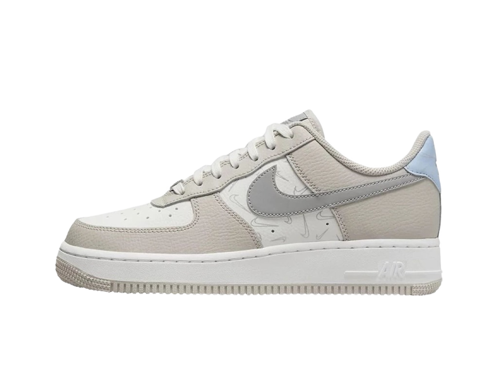Nike Air Force 1 Low '07 Reflective Mini Swoosh Grey (Women's)-sneakers-Nike-pikastore.cz