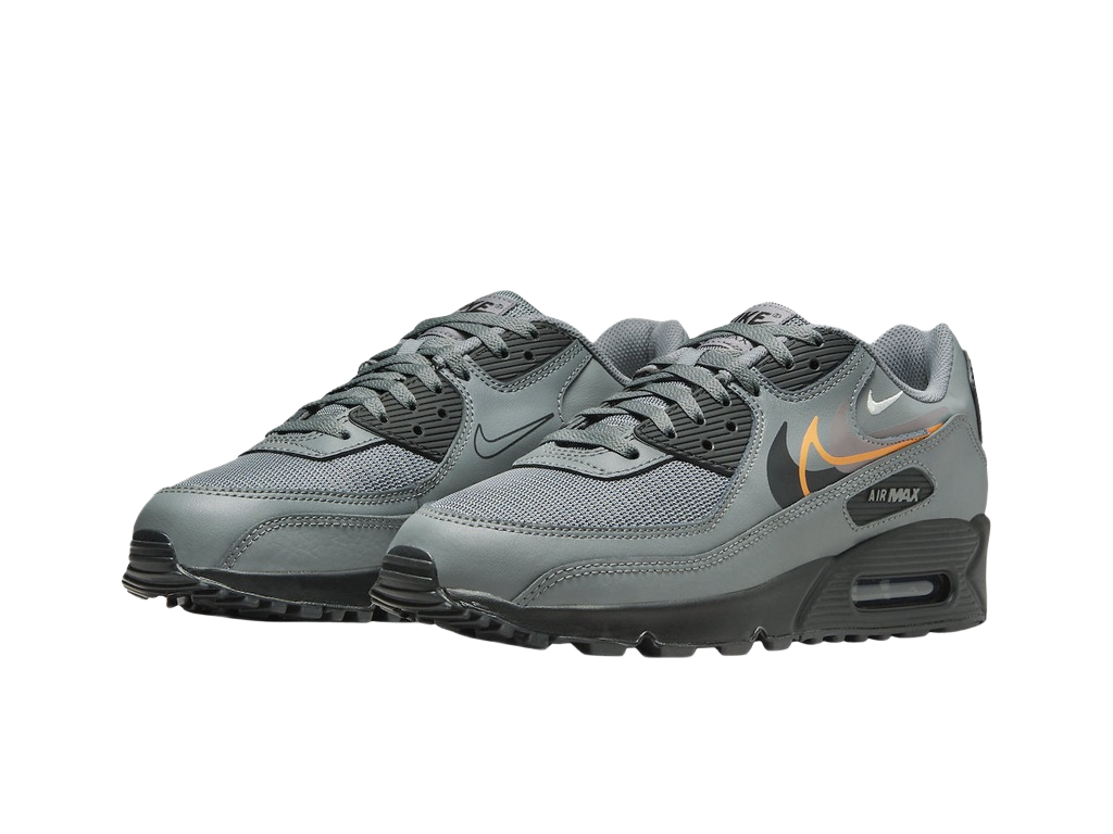 Nike Air Max 90 Multi Swoosh - Smoke Grey Mandarin-Nike-pikastore.cz