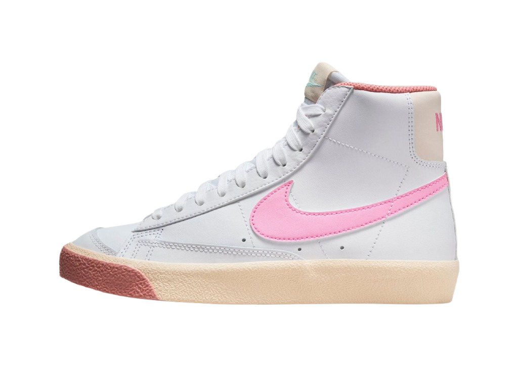 Nike Blazer Mid 77 GS White Pink Spell-Nike-pikastore.cz