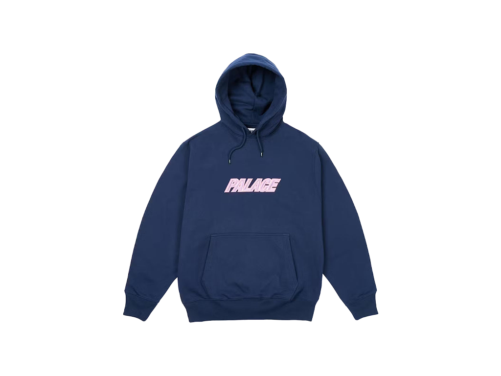 Palace Font Hood Navy-Palace-pikastore.cz