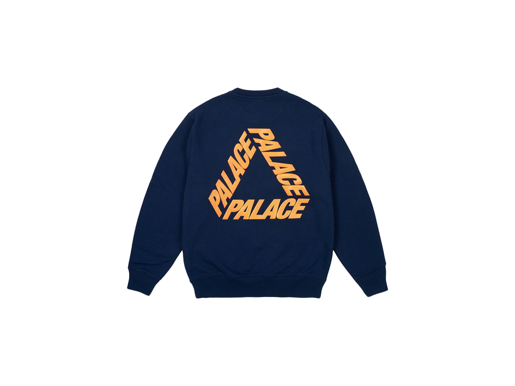Palace P3 Glitter Crew Navy-Palace-pikastore.cz