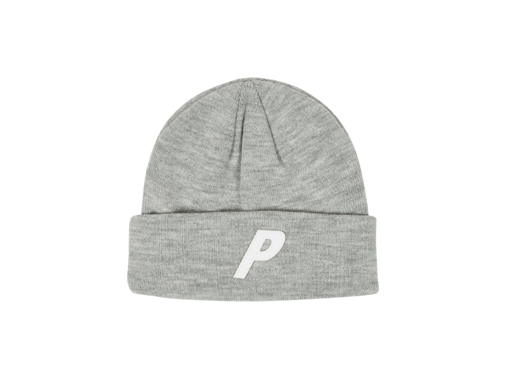 Palace P Beanie Light Grey Marl-Palace-pikastore.cz