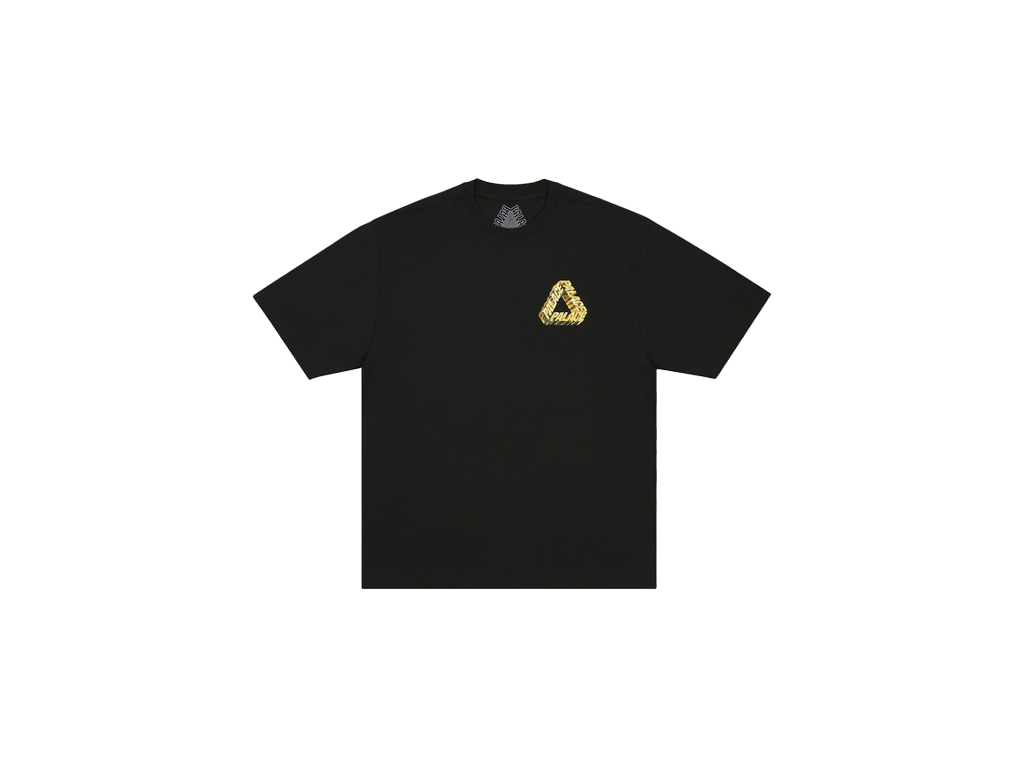 Palace Polished P3 Tee Black-Palace-pikastore.cz