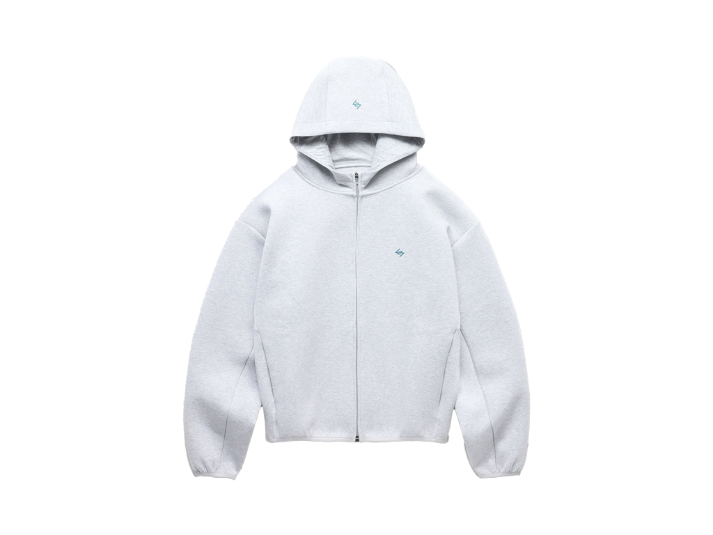 Represent 247 Form Zip Hoodie Grey Marl – mikina