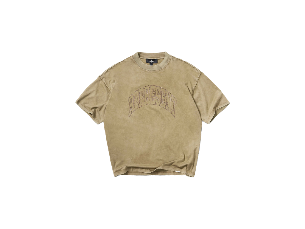 Represent Embellished Represent T-Shirt Vintage Khaki-Represent-pikastore.cz