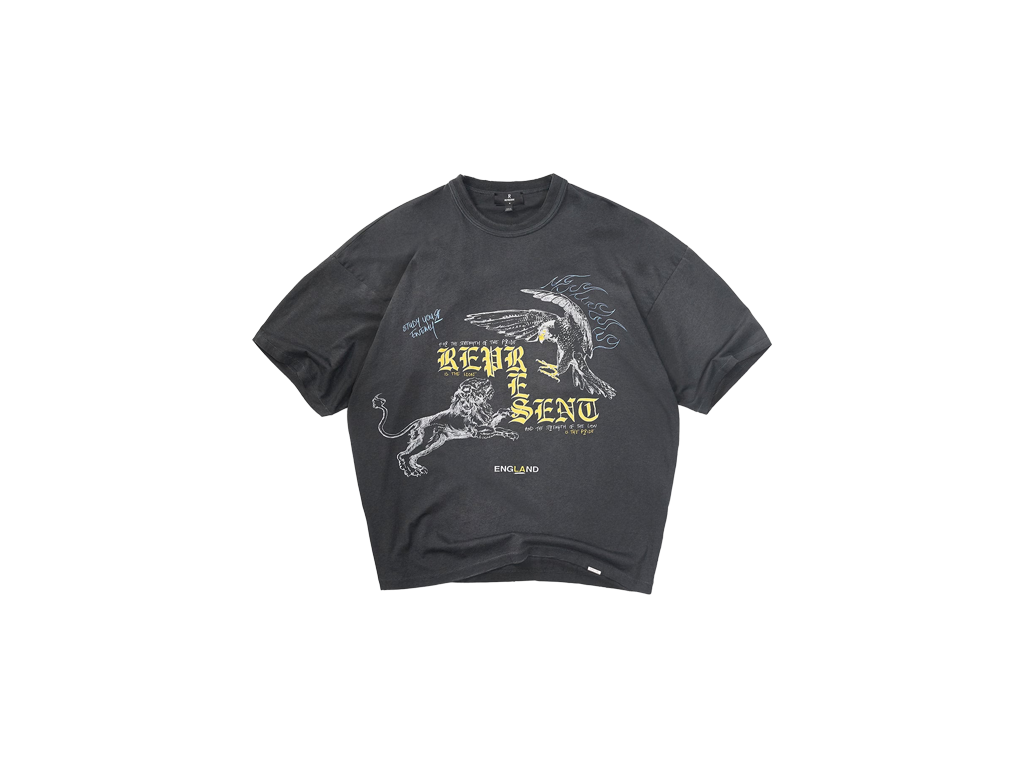 Represent Enemy T-Shirt Washed Black-Represent-pikastore.cz