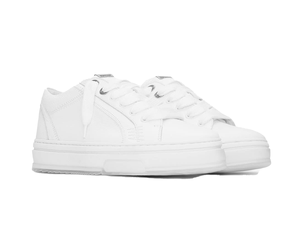 Represent HTN Low Tumbled Leather Flat White