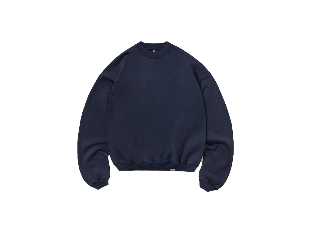 Represent Initial Boxy Sweater Midnight Navy