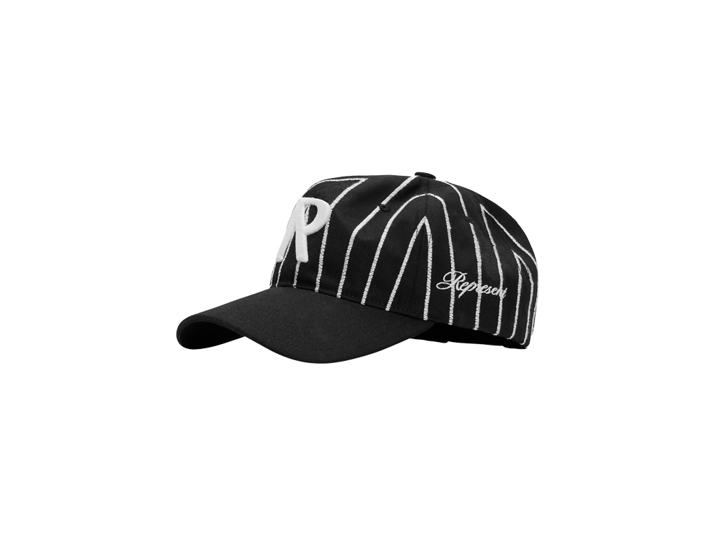 Represent Initial Stripe Cap Jet Black-Represent-pikastore.cz