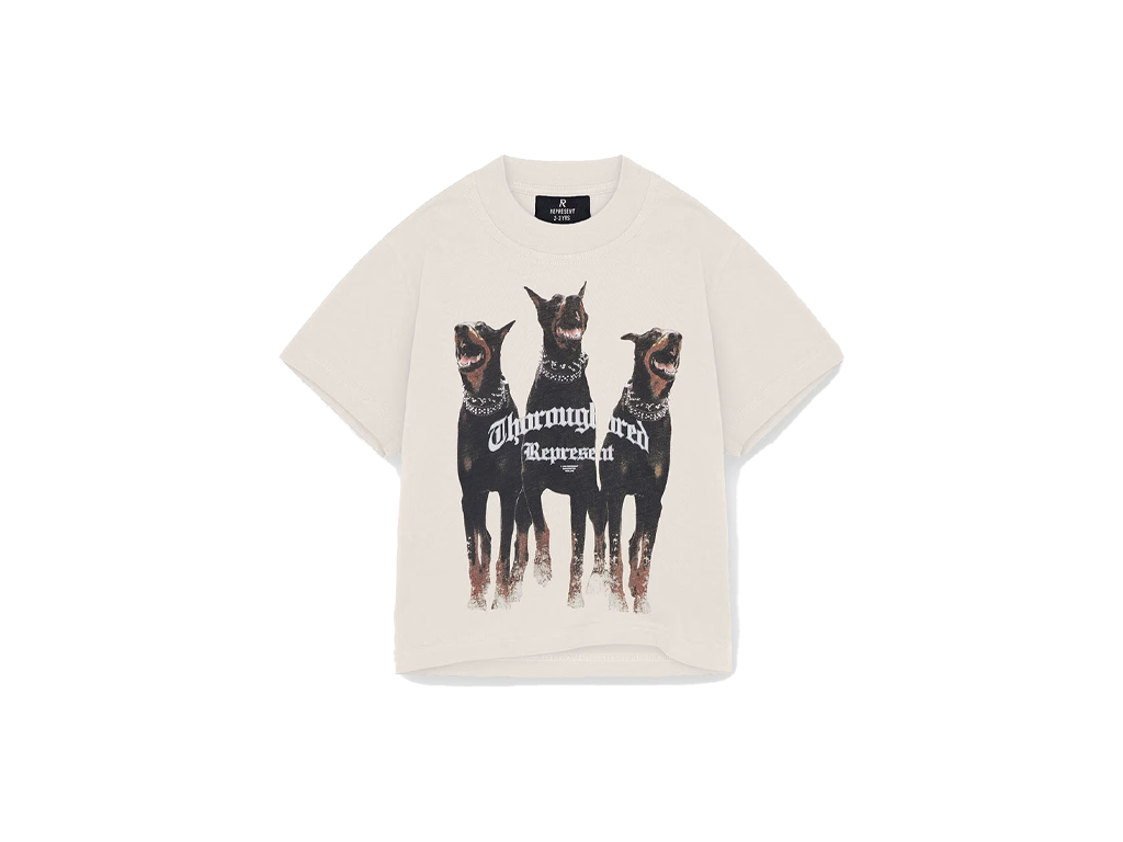 Represent Mini Thoroughbred T-Shirt Vintage White-Represent-pikastore.cz