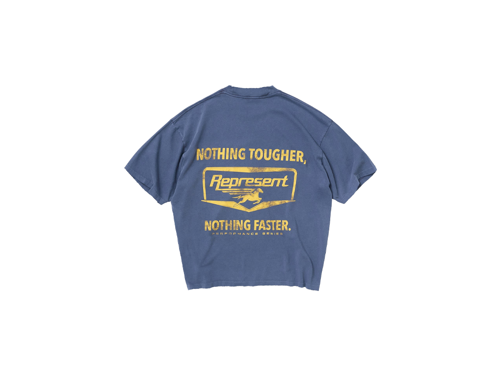Represent Nothing Faster T-Shirt Indigo-Represent-pikastore.cz