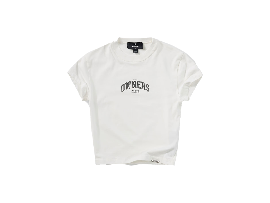 Represent Owners Club Baby Tee Flat White-Represent-pikastore.cz