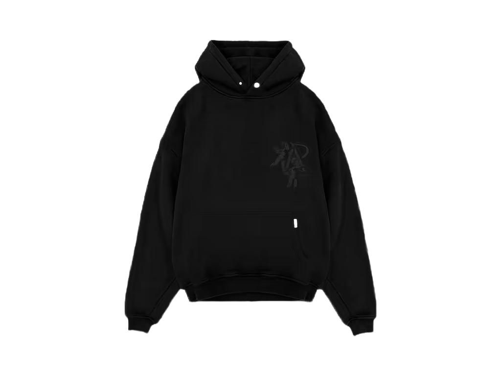 Represent Cherub Initial Hoodie Black-Represent-pikastore.cz