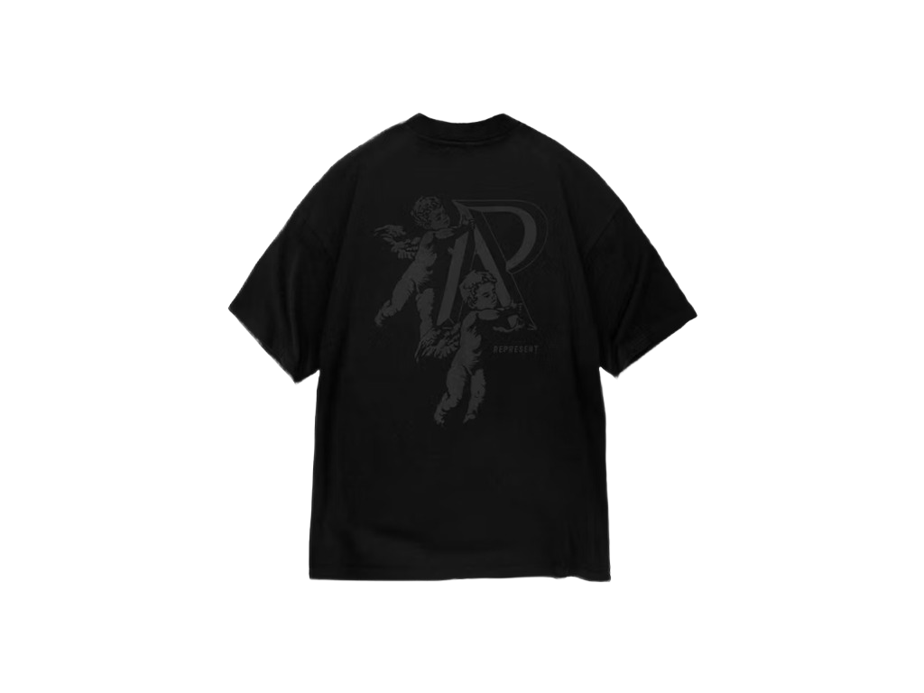 Represent Cherub Initial T-Shirt Shirt Black-Represent-pikastore.cz