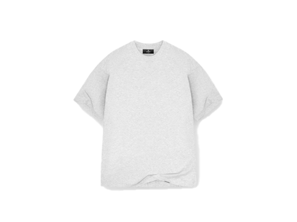 Represent Initial Oversized T-Shirt Ice Grey Marl-Represent-pikastore.cz