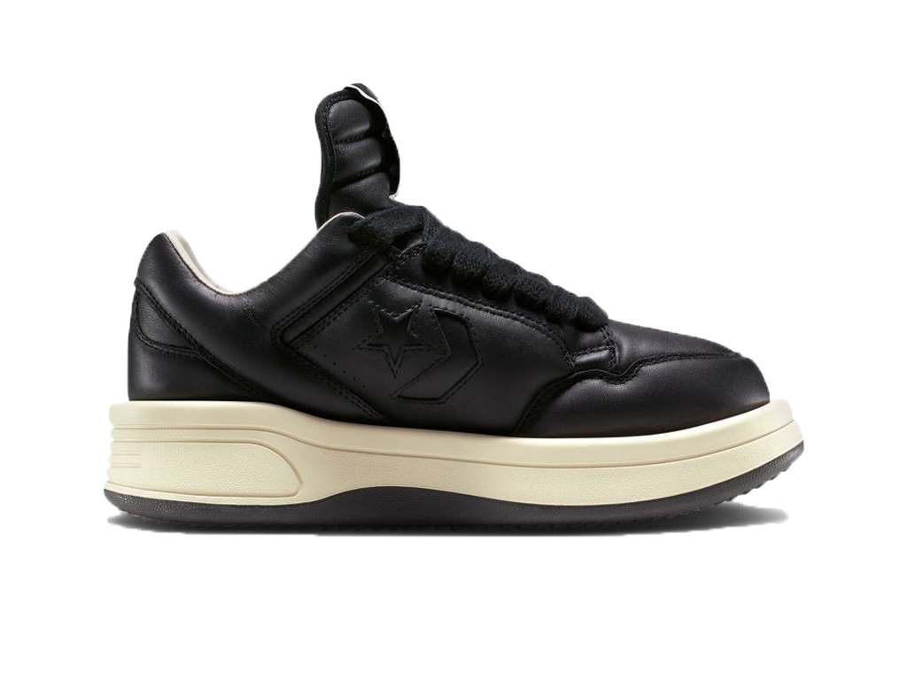 Rick Owens x DRKSHDW TURBOWPN Low Black Cloud Cream-Converse-pikastore.cz