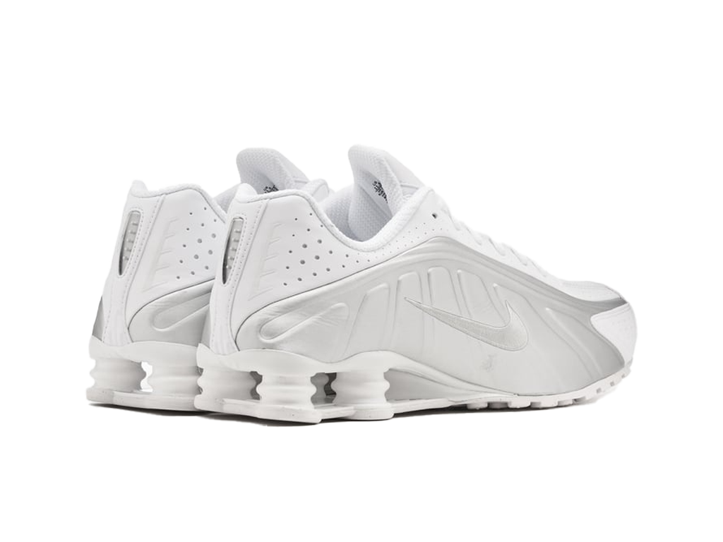 Shox R4 White Metallic Silver 2024-Nike-pikastore.cz
