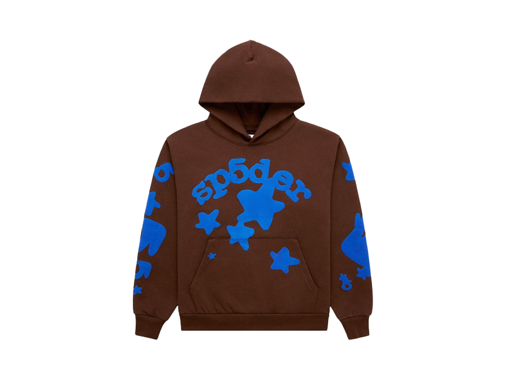 Sp5der Beluga Hoodie Brown-Sp5der-pikastore.cz