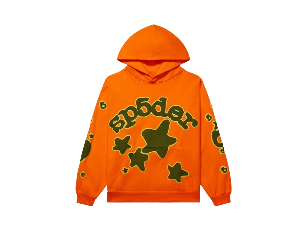 Sp5der Beluga Hoodie Orange-Sp5der-pikastore.cz