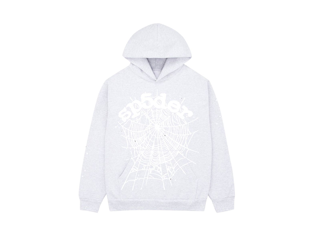 Sp5der OG Web Hoodie Heather Grey-Sp5der-pikastore.cz