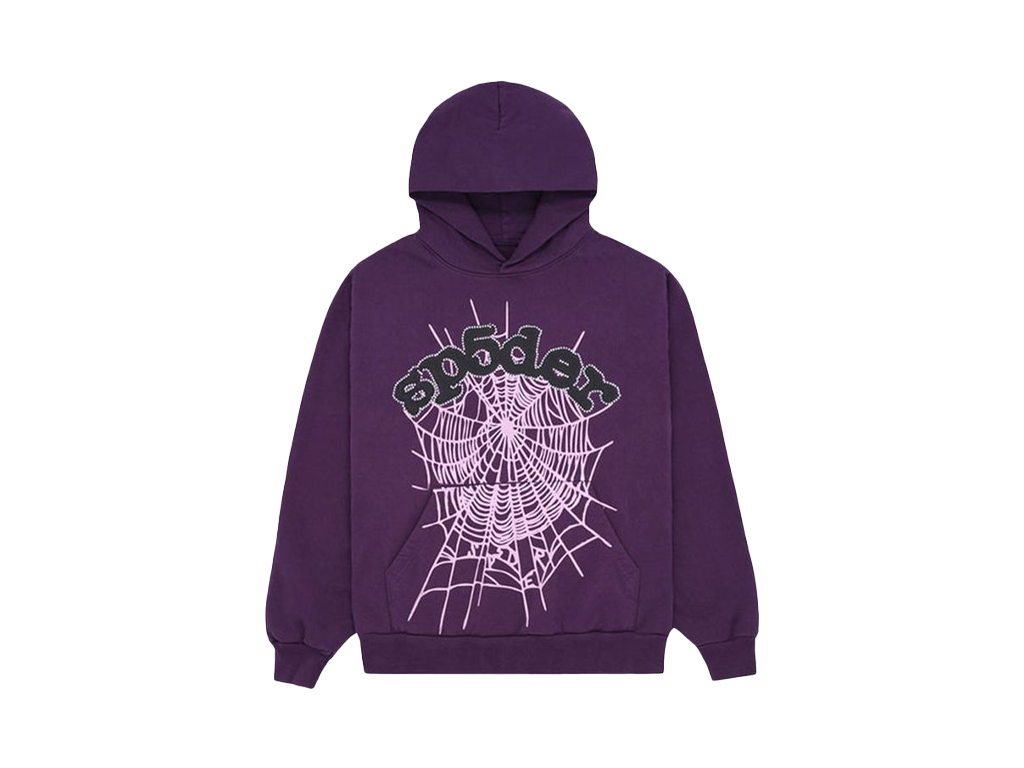 Sp5der Web Hoodie Grape-Sp5der-pikastore.cz