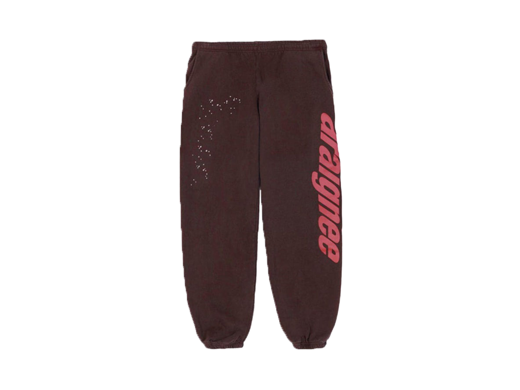 Sp5der Araignee Sweatpants Brown-Sp5der-pikastore.cz