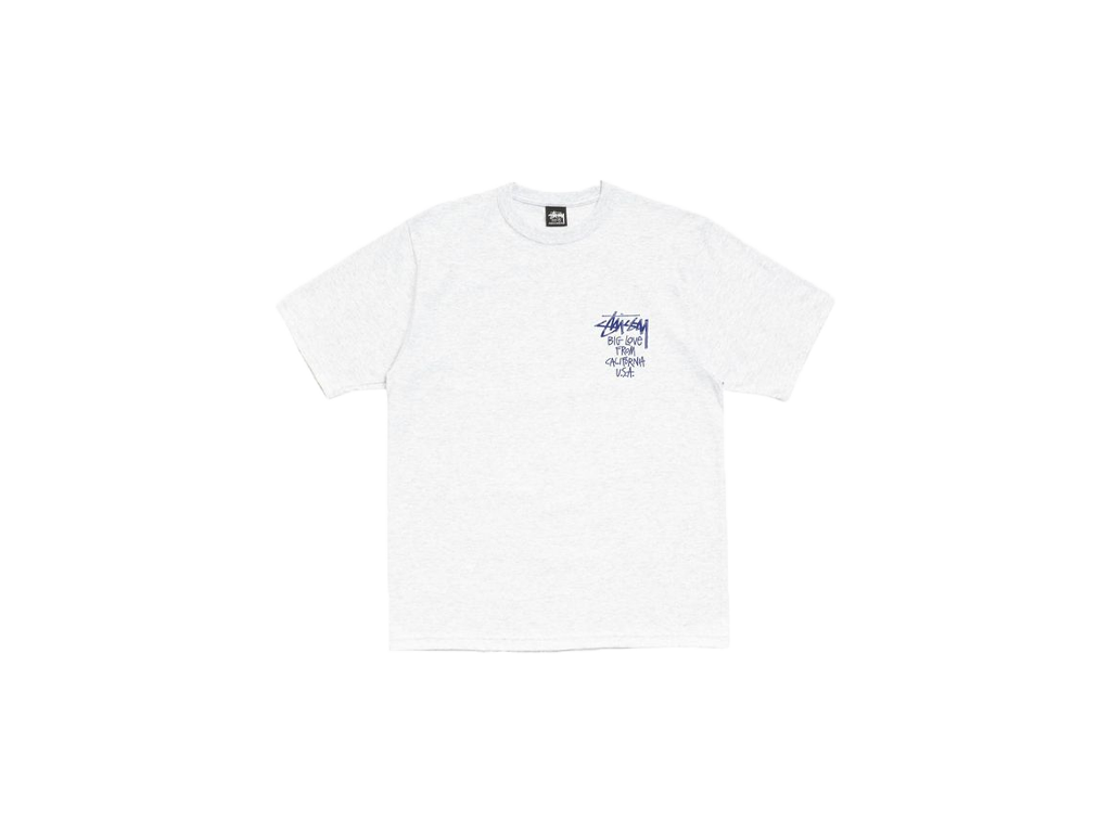 Stussy Big Love Tee - Ash Heather-Stussy-pikastore.cz
