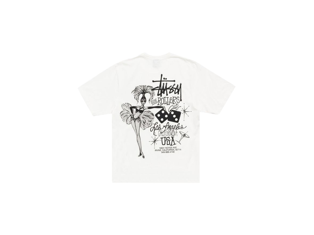 Stussy High Rollers Tee White – tričko